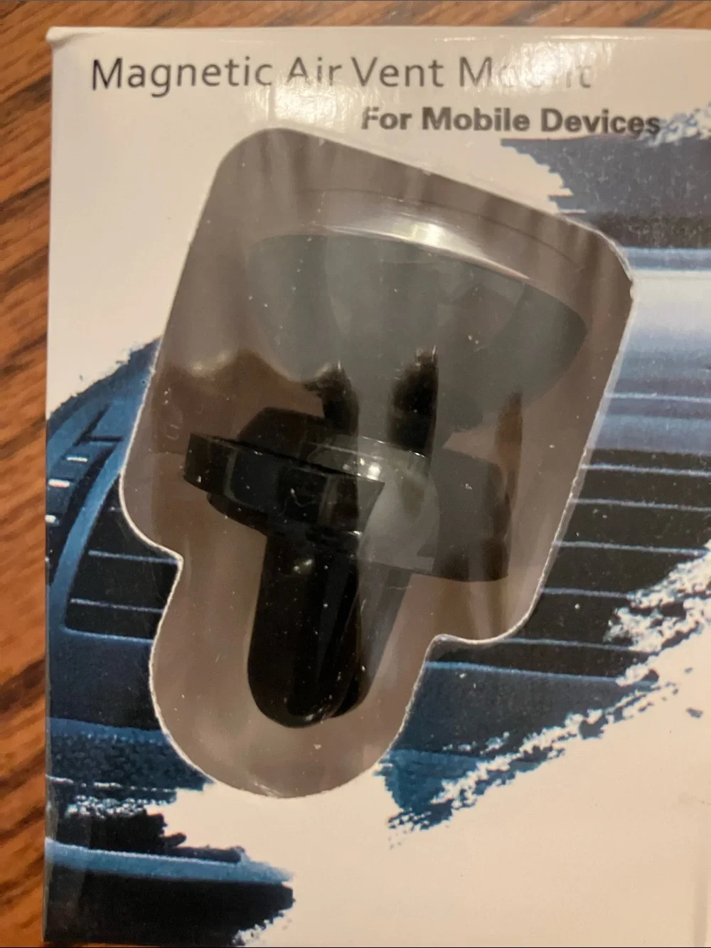Magnetic air vent mount for mobile devices